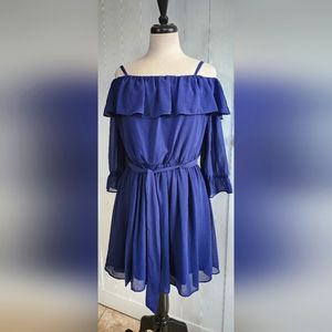 Blue dress from byxby. Size large